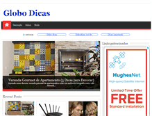 Tablet Screenshot of globodicas.com.br